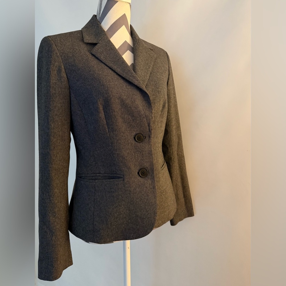 Anne Klein - Blazer - Grey / Black - Size 6